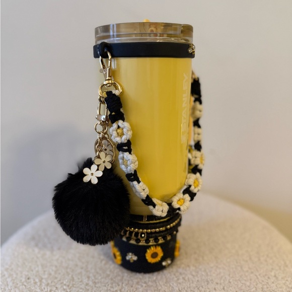 Stanley Yellow Floral Accessory Tumbler - Picture 3 of 4